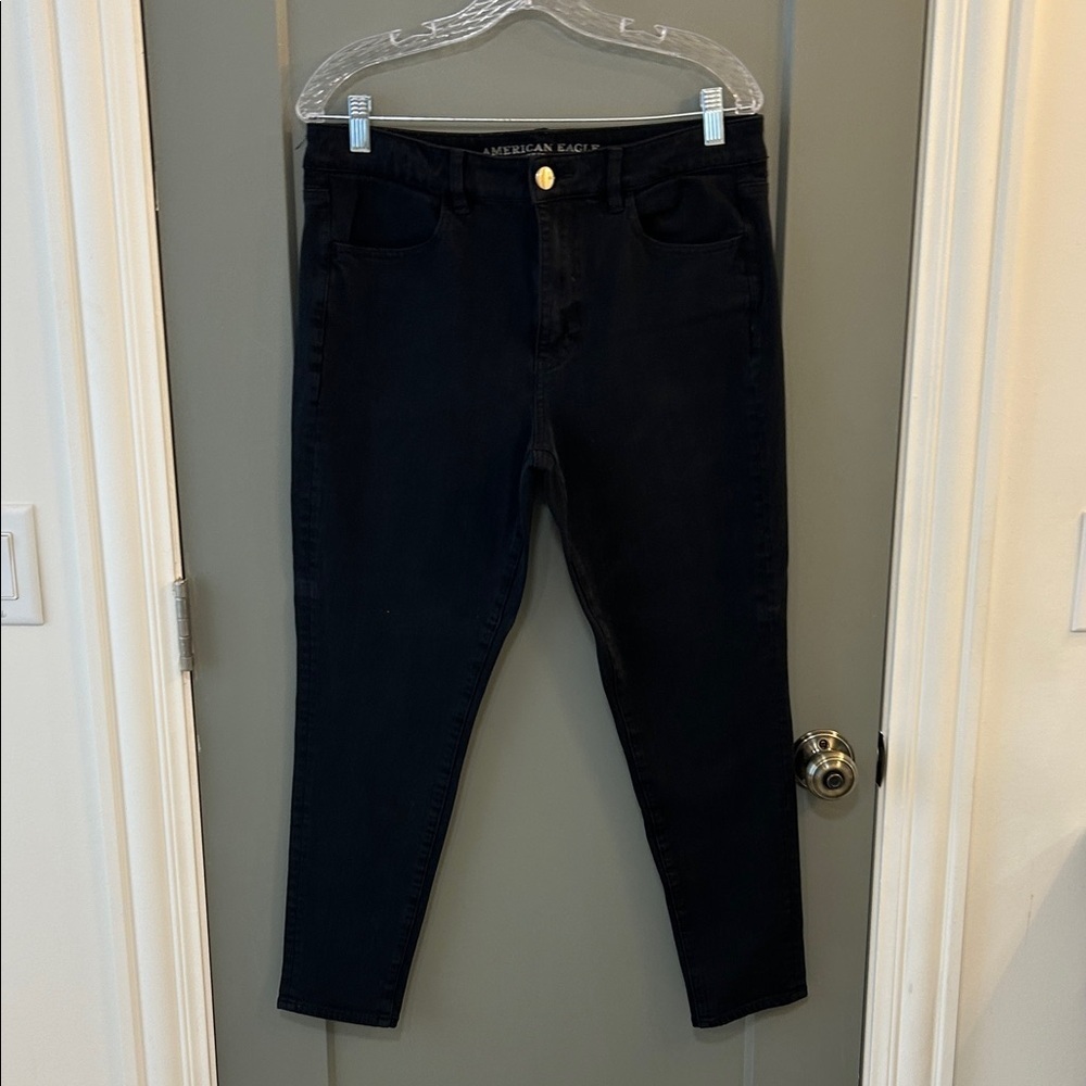 American Eagle Outfitters Women's Skinny Jeans size 12 high rise jeggings